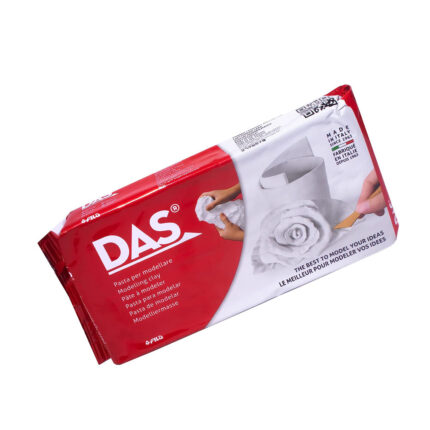 DAS Air Hardening Modeling Clay, 2.2 lb Block, White (387500)